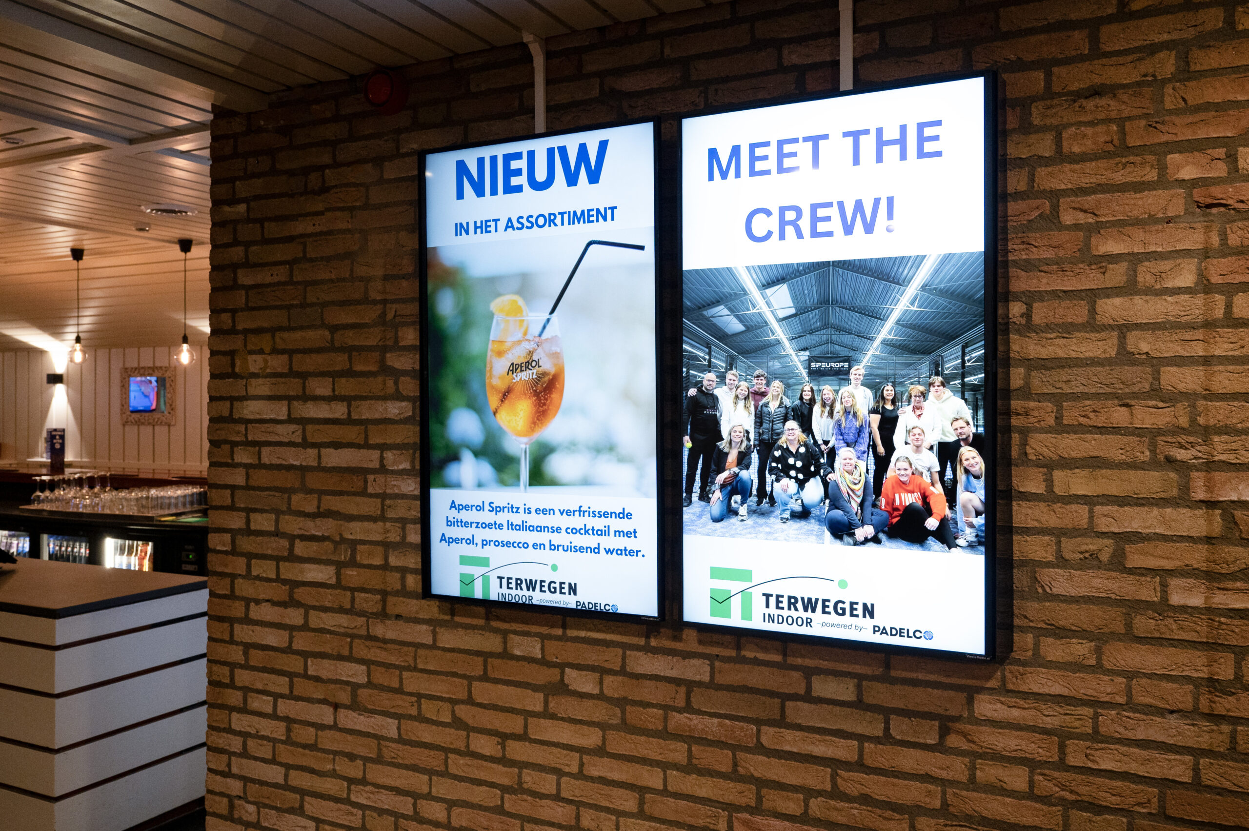 LED narrowcasting scherm geschikt voor binnen- en buitengebruik