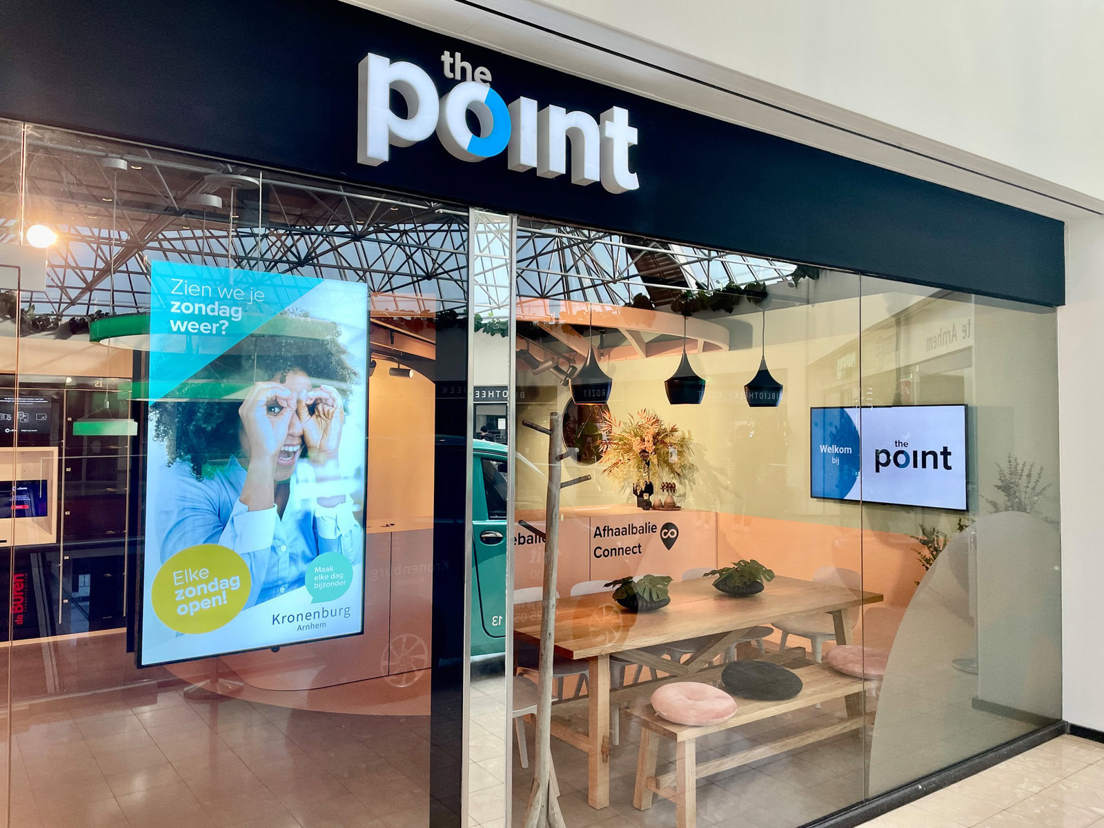 Digitale bewegwijzering met realtime informatie en updates